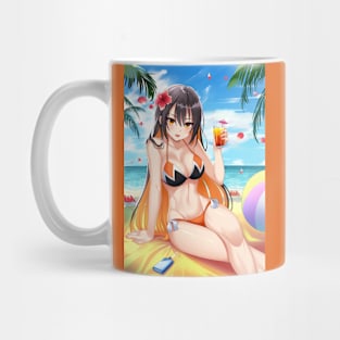 Monerochan on Beach Mug